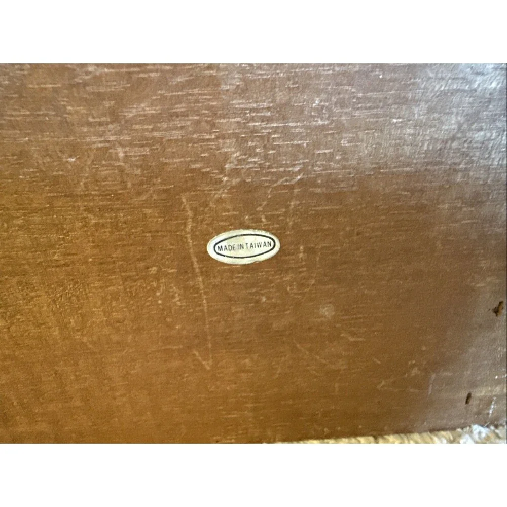 Vintage Wooden Small Jewelry Box, Multiple  Compartments 7'' x 4'' 1 Drawer